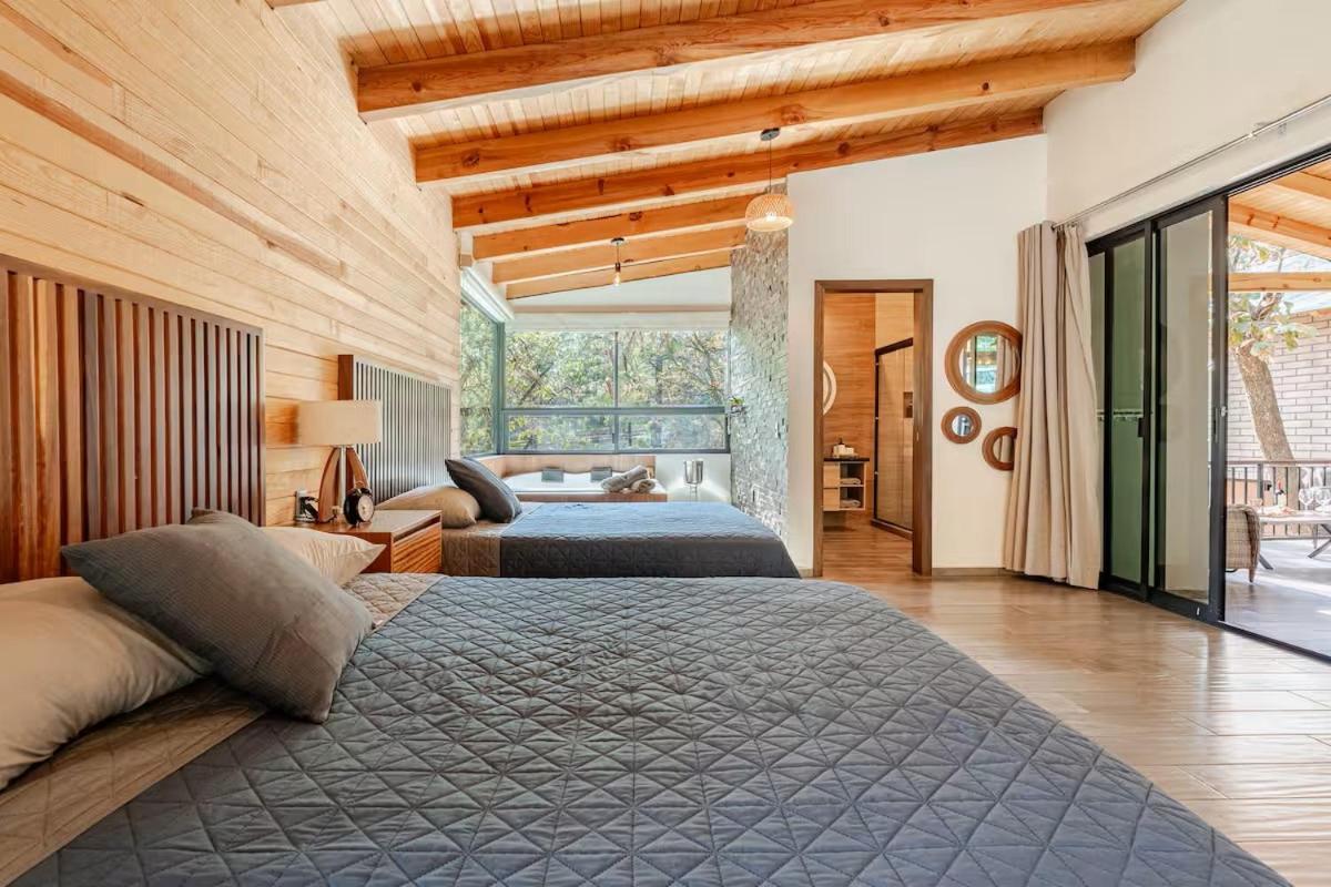 Cabanas Canada Del Ciervo Mazamitla Esterno foto