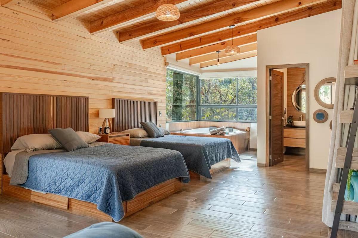 Cabanas Canada Del Ciervo Mazamitla Esterno foto