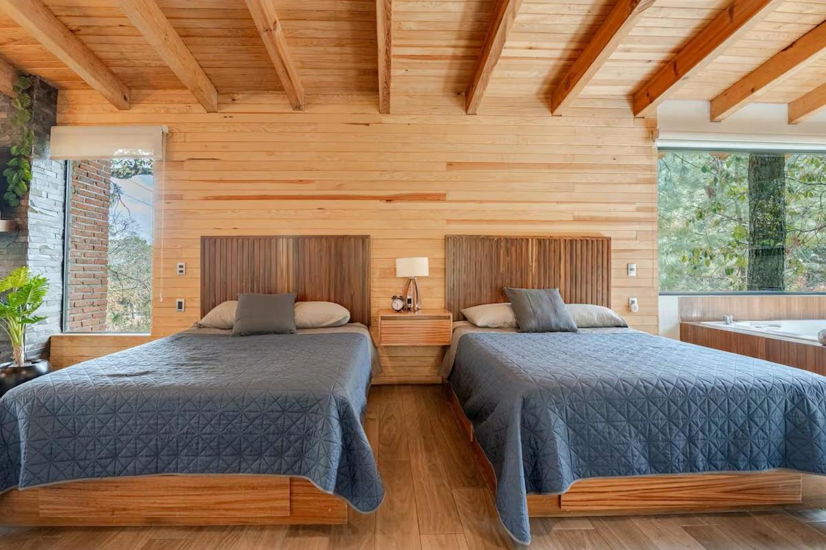 Cabanas Canada Del Ciervo Mazamitla Esterno foto